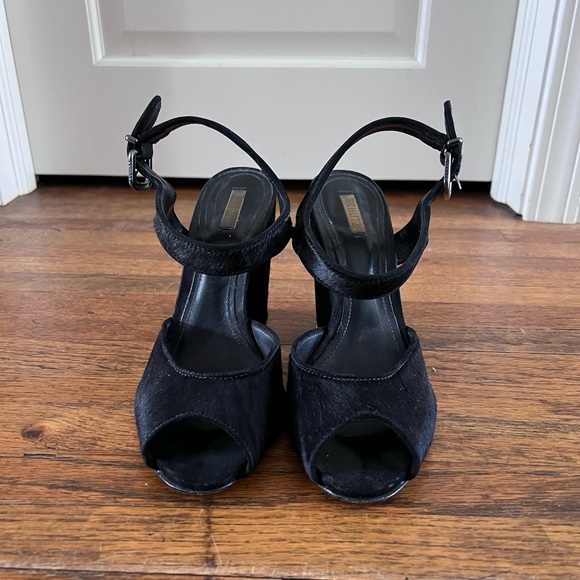 SCHUTZ Shoes - Schutz Black Calf Hair Heels